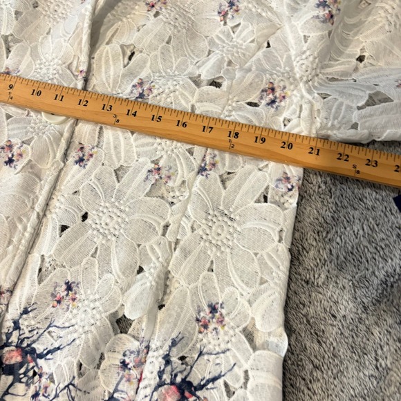 Vtg Peter Nygard Floral Long Blazer Jacket Large Deadstock Old Money Boho 19350 - Picture 5 of 11